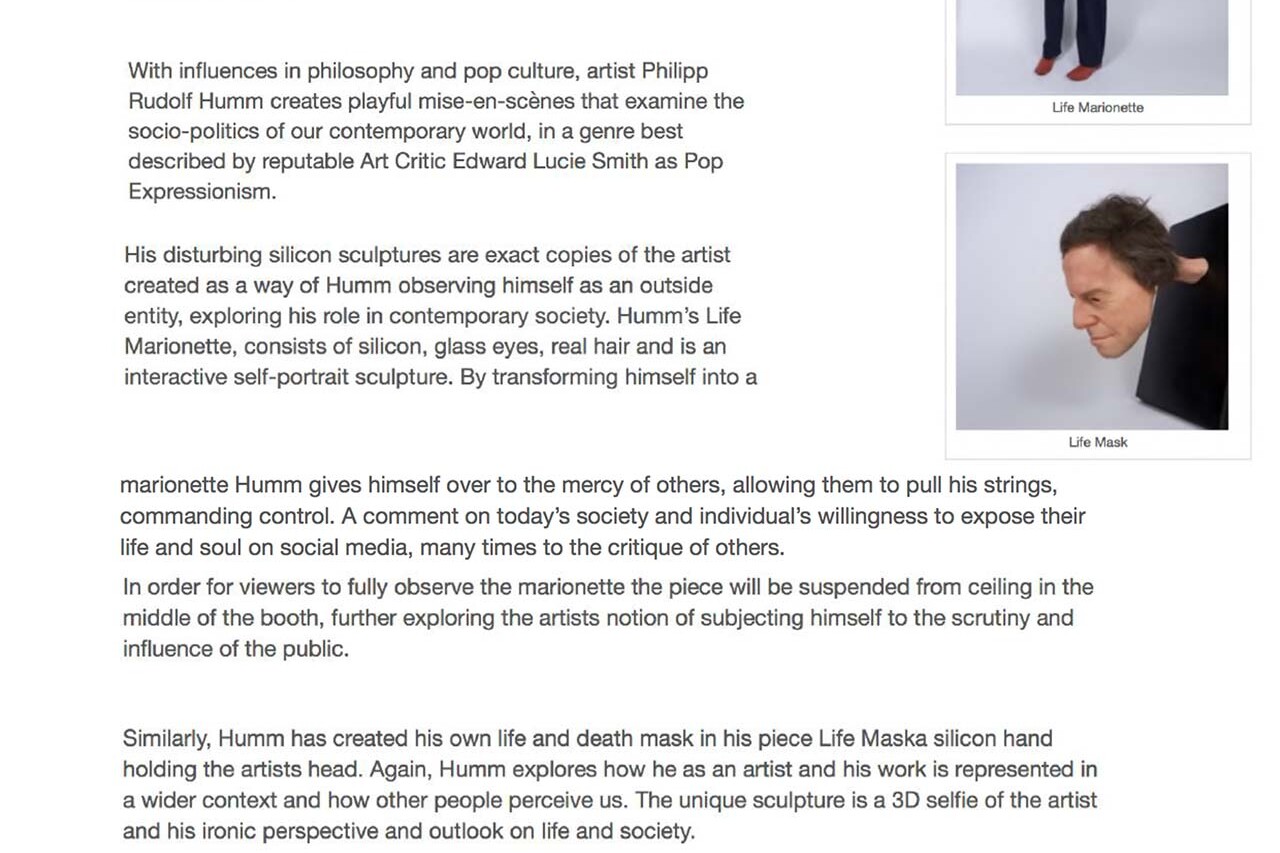 Art Fix Daily New York article about artist Philipp Humm