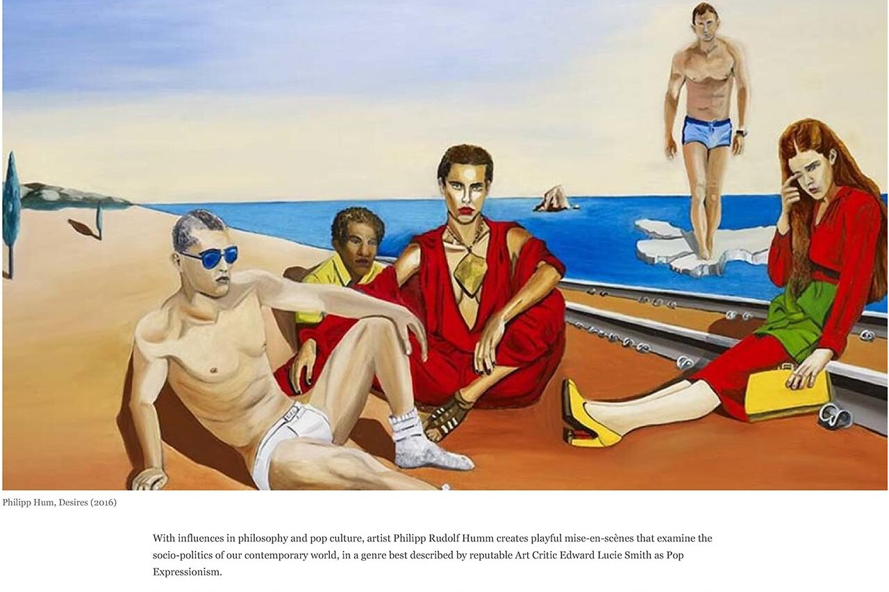 The Wall Street International featuring Philipp Humm at The Metropolitan Gallery of Las Vegas