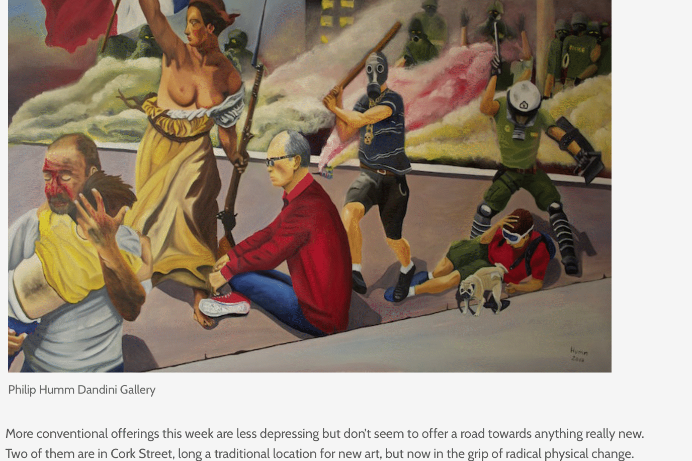 Artlyst article covering the work of contemporary artist Philipp Humm.