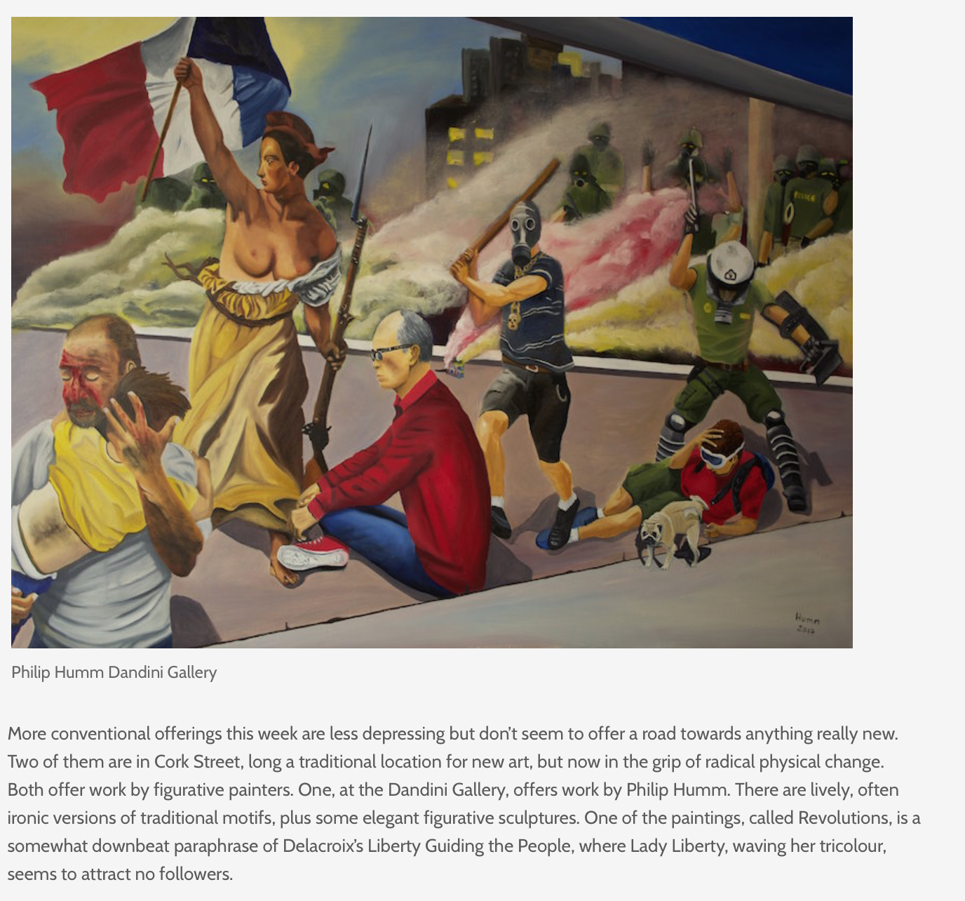 Artlyst article covering the work of contemporary artist Philipp Humm.