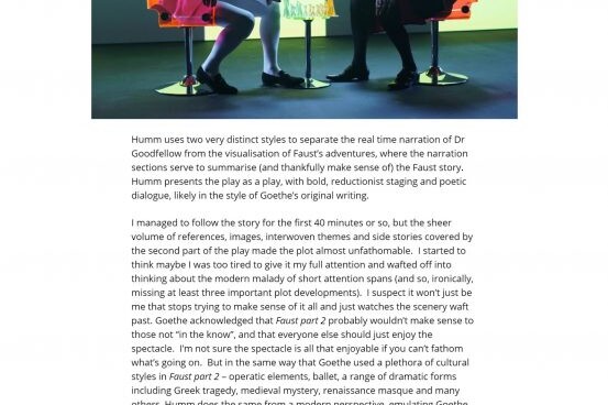 Joyzine UK article about contemporary artist Philipp Humm.