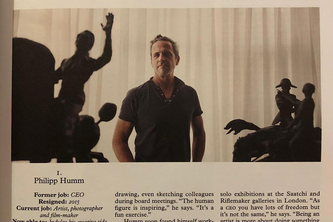 Monocle magazine feature on artist-executive Philipp Humm.